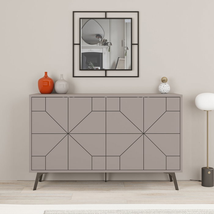 Hanah Home Dune Consola Moka Claro 123x62.4x35 cm